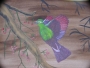 vendo cuadros en canvas de aves pintado a mano
