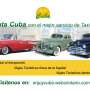 Turismo en autos antiguos en Cuba